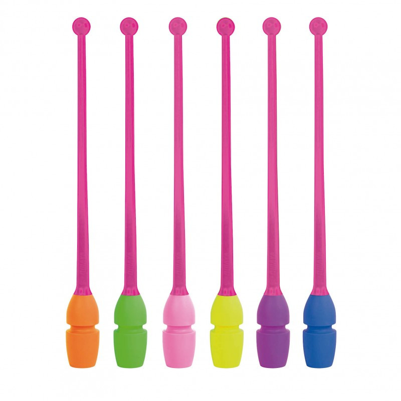 Mazas 45,5 Cm Engarzables Bicomponentes  (Cuello Fucsia)